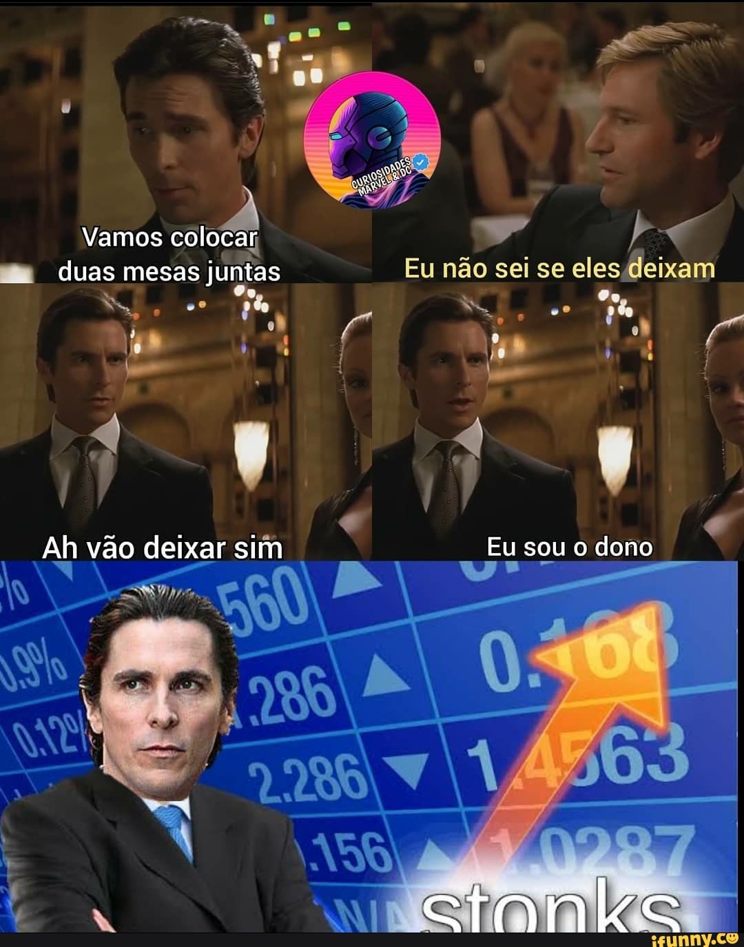 Vamos colocar
mm duas mesas juntas Eu não sei se eles deixam
Ah vão deixar sim Eu sou o dono wº"