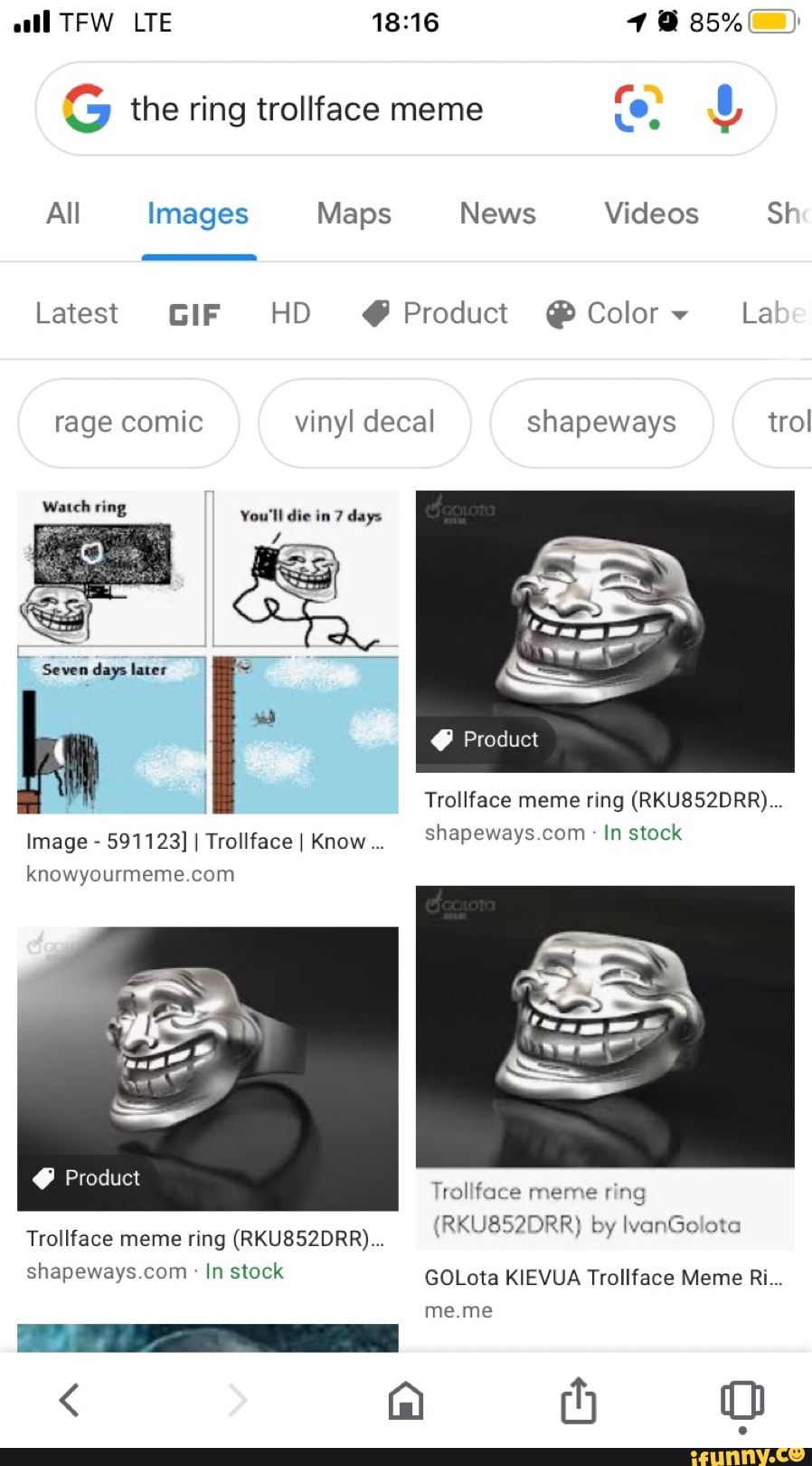 rage comic troll face