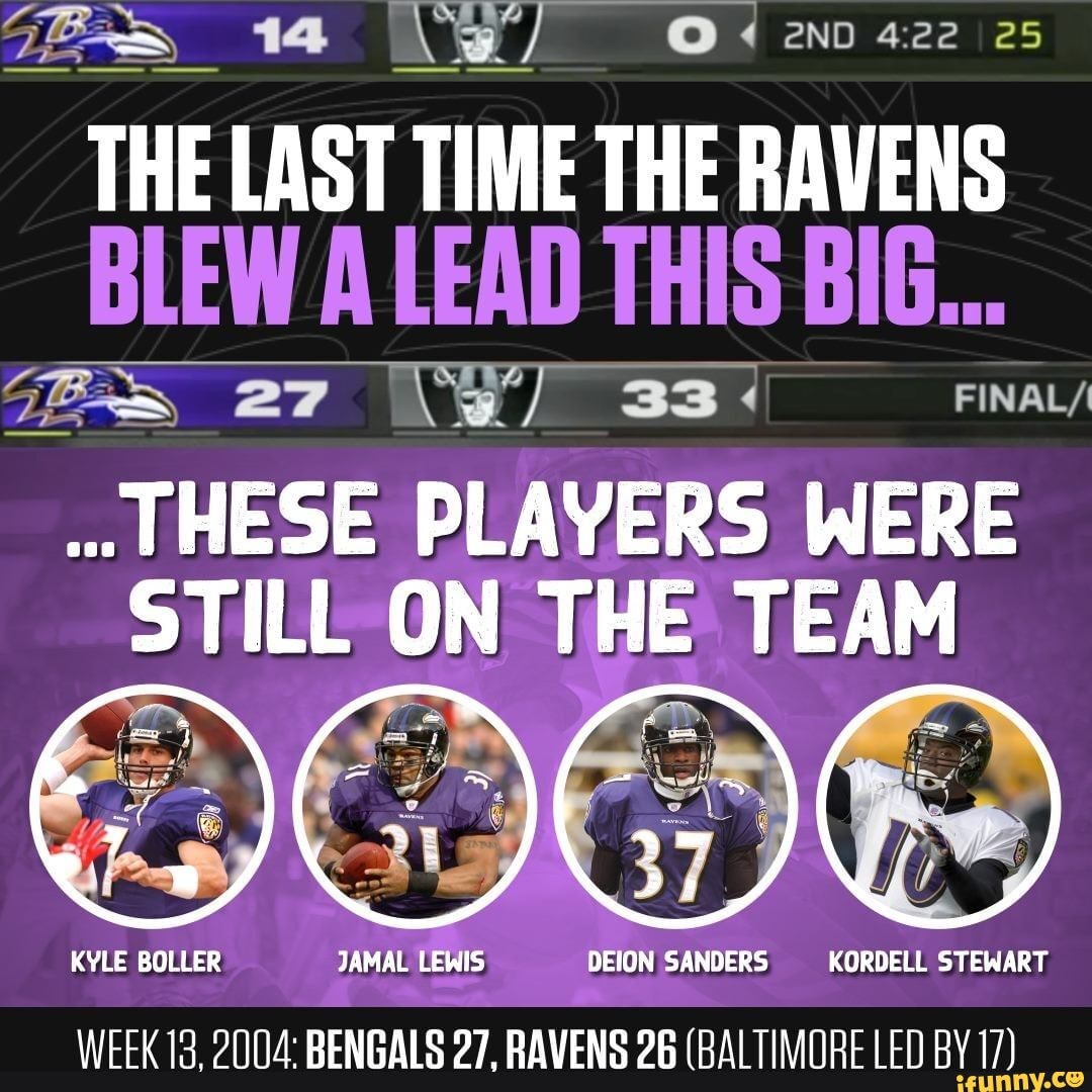 Ravens lament another blown lead and 3-3 record