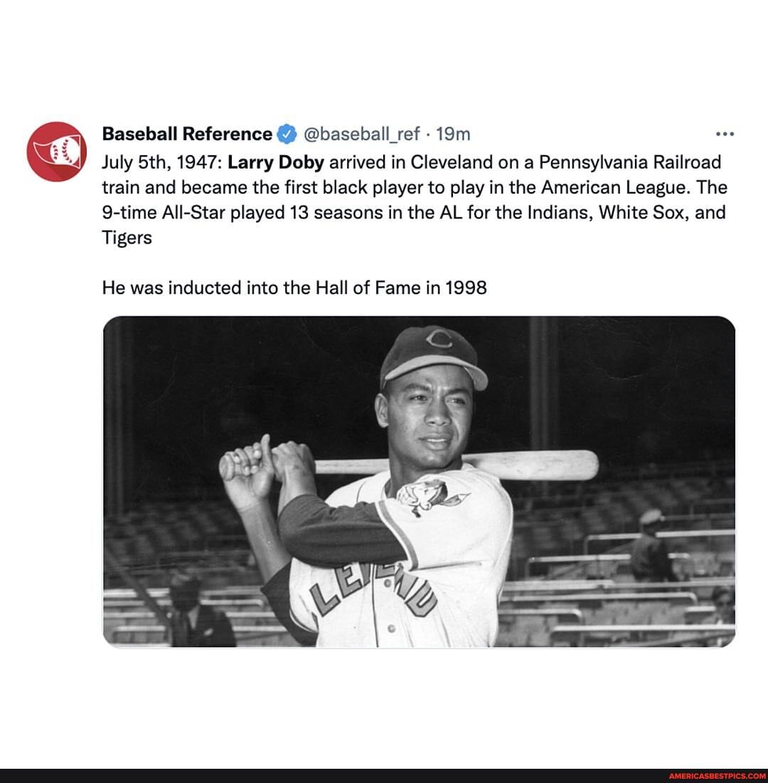 Imagine being Larry Doby on July 5, 1947…” : r/ClevelandGuardians