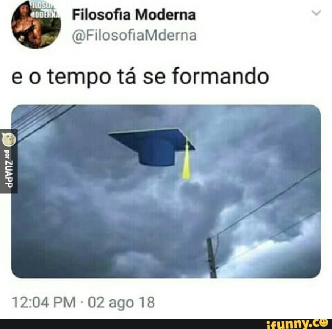 Filosofia Moderna
e o tempo ta se formando
02 ago 18
