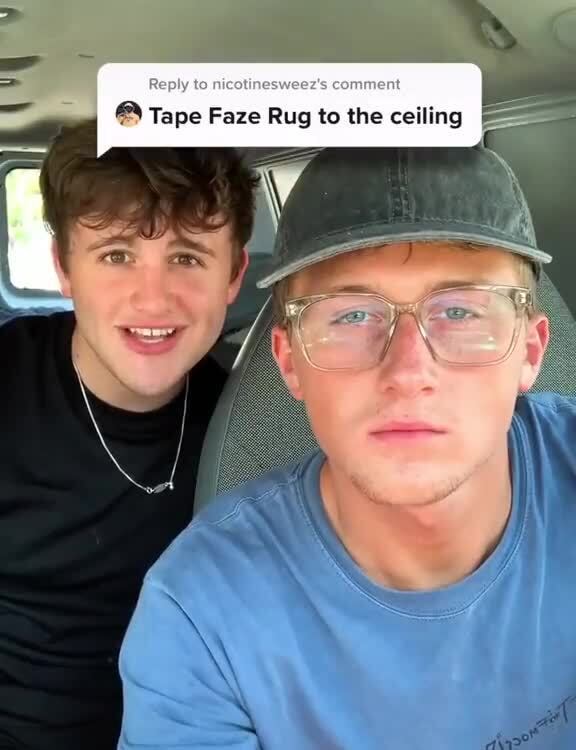 Poll Tape Faze Rug To The Ceiling