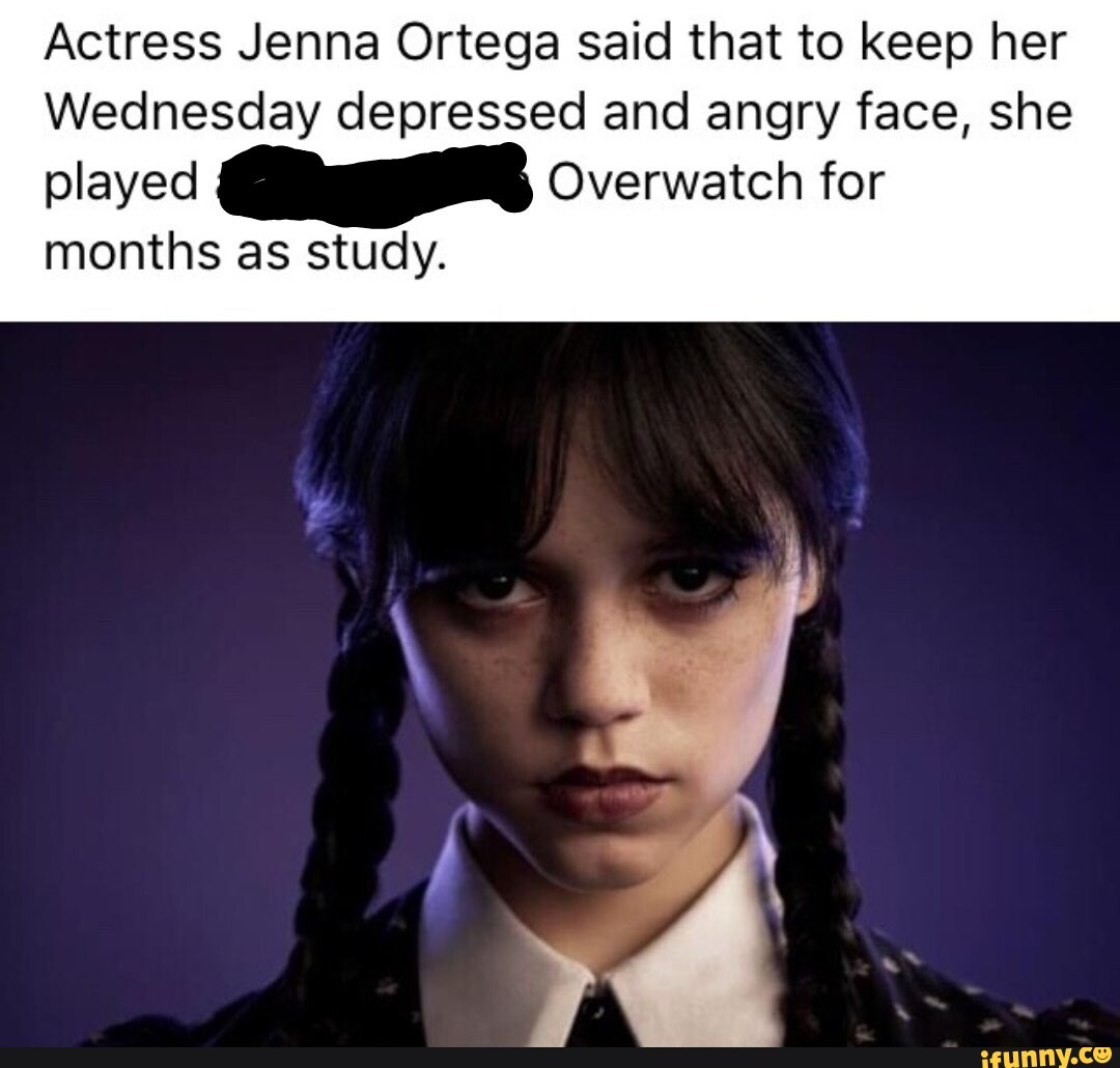 Actress Jenna Ortega said that to keep her Wednesday depressed and ...