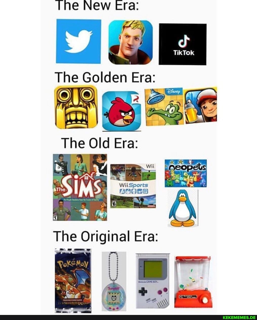 The New Era: The Golden Era: TikTok WiiSports The Original Era: