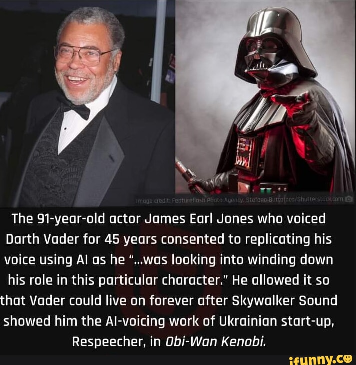 The 91-year-old Actor James Earl Jones Who Voiced Darth Vader For 45 ...