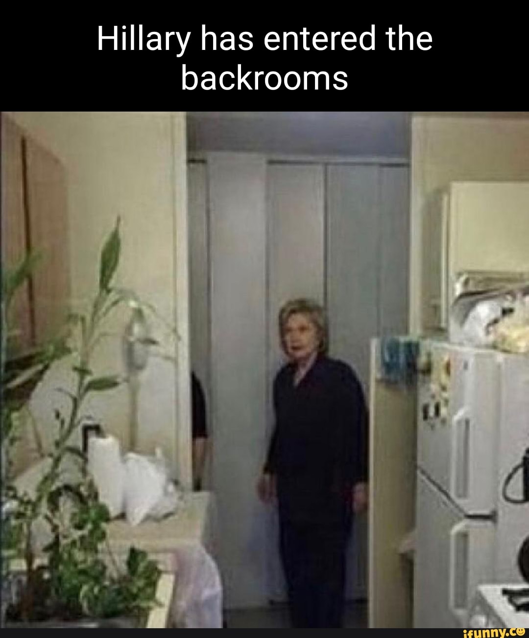 Hillary has entered the backrooms