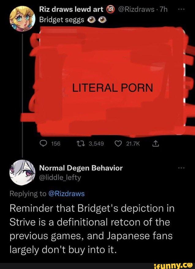 Bridget Rule Riz Draws Lewd Art Rizdraws Bridget Seggs Literal