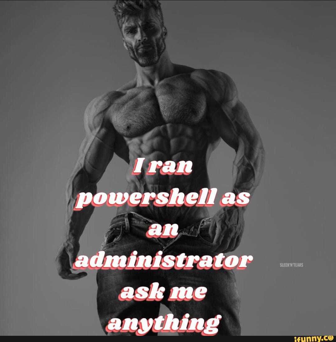 Powershell memes. Best Collection of funny Powershell pictures on iFunny