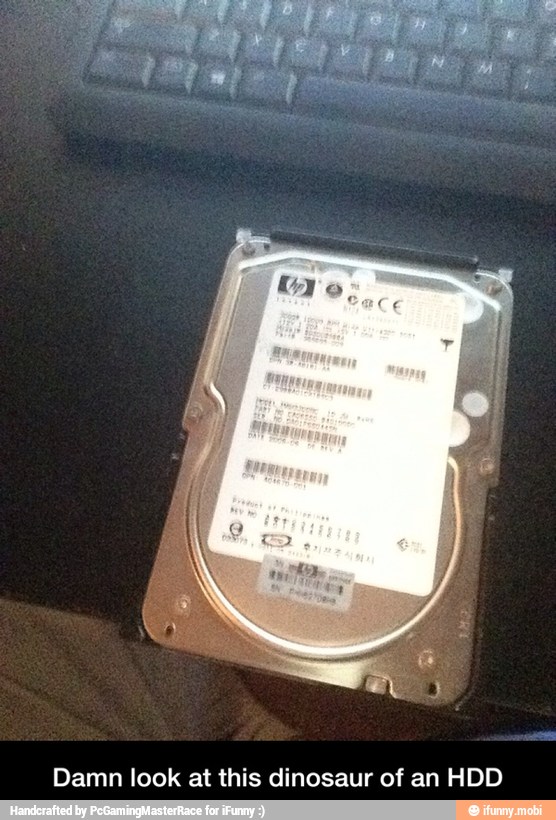 Damn look at this dinosaur of an HDD - Damn look at this dinosaur of an HDD