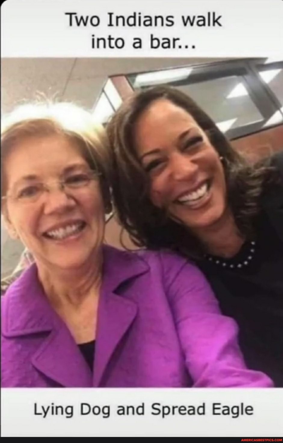 Two Indians walk into bar... Lying Dog and Spread Eagle America’s