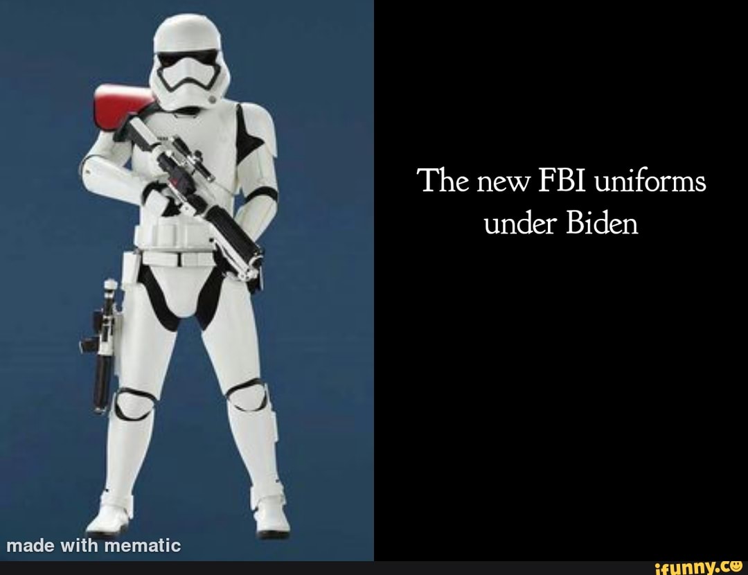 The new FBI uniforms under Biden iFunny