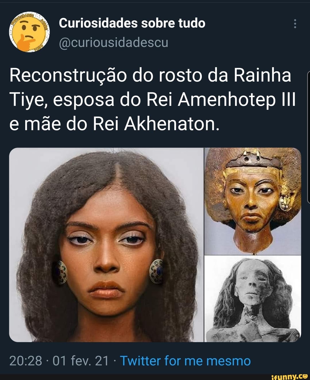 queen tiye facial reconstruction