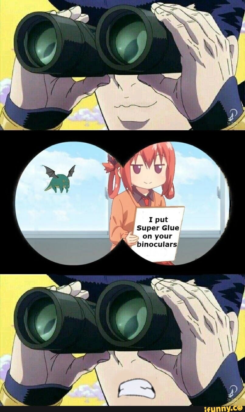 Super Glue on your binoculars,