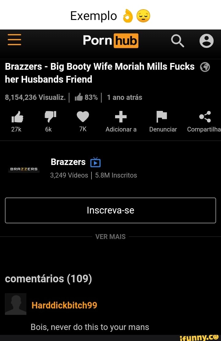 Porn Brazzers - Big Booty Wife Moriah Mills Fucks @ her Husbands Friend 1  ano atras 8,154,236 Visualiz.