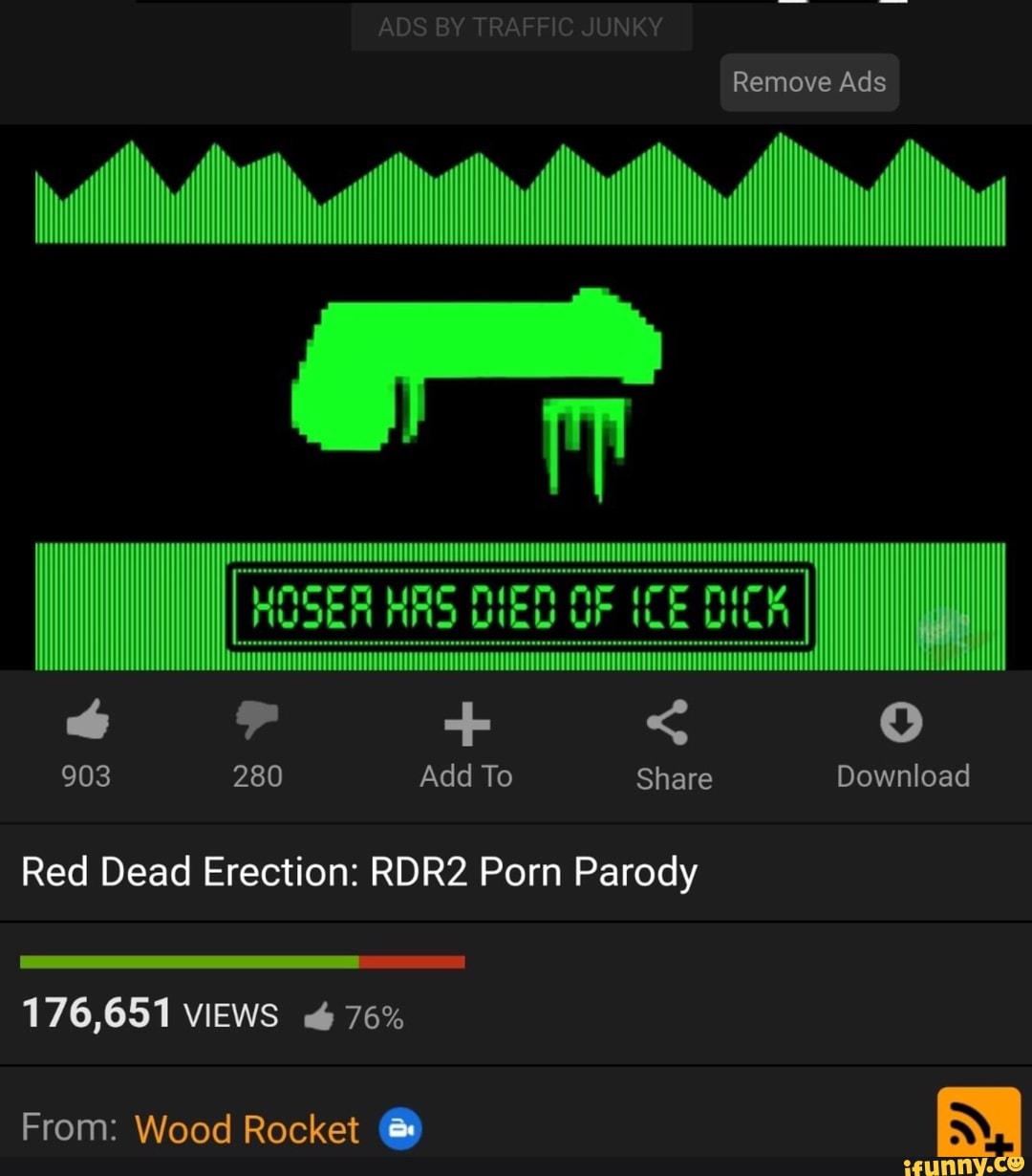 Red Dead Erection: RDR2 Porn Parody - iFunny