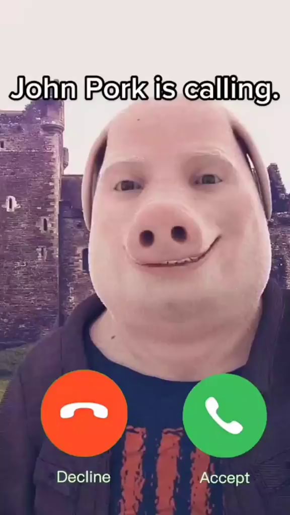 John Pork Is call Accept - iFunny Brazil