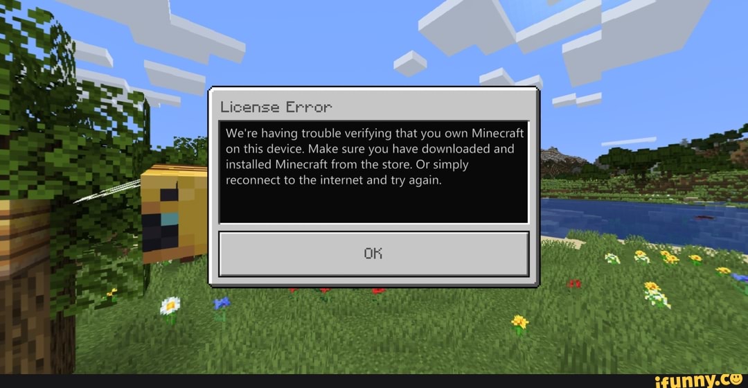 Ошибка license. Minecraft License. Майнкрафт ошибка лицензии. Minecraft лицензия. Error майнкрафт.