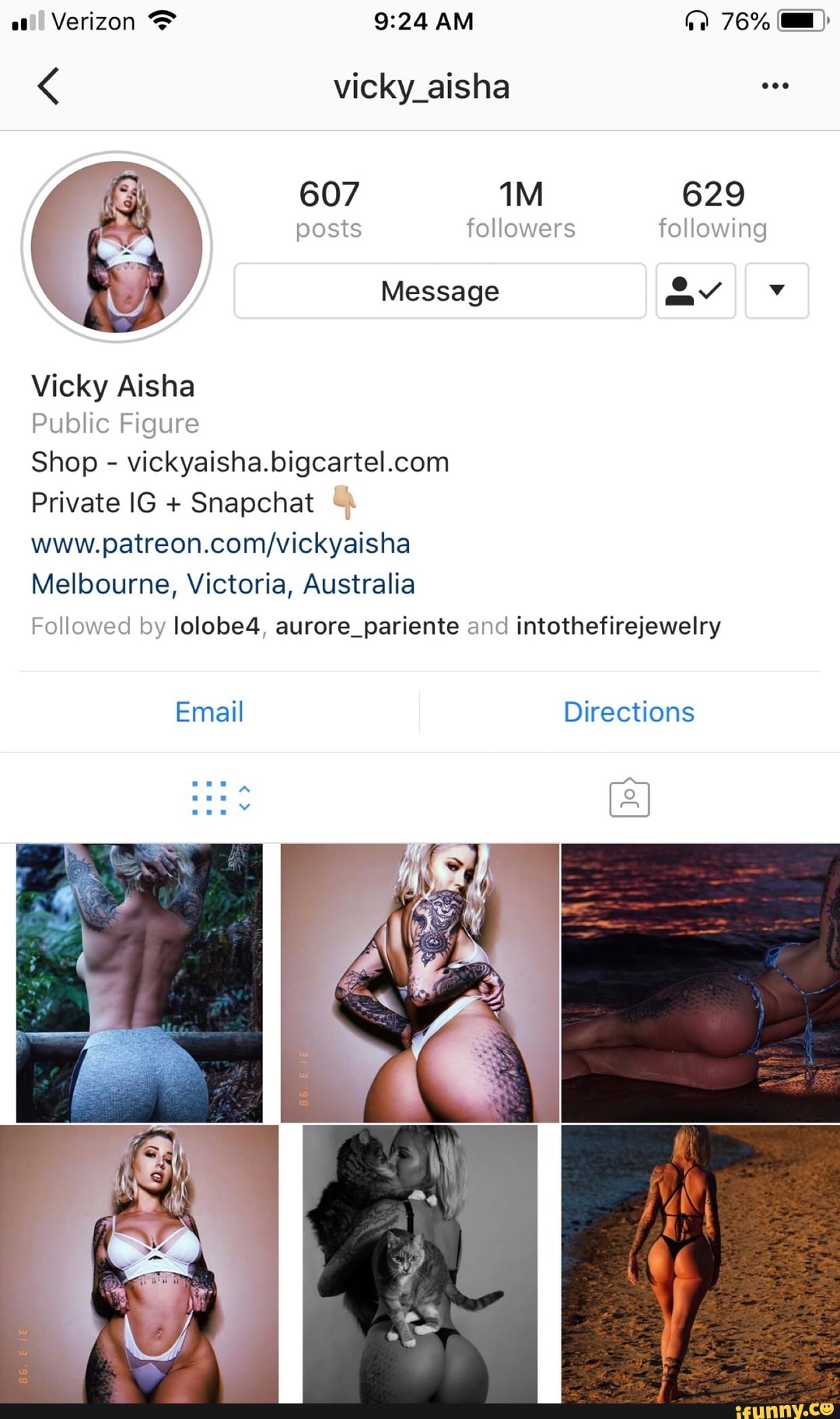 Aisha snapchat vicky Vicky Aisha