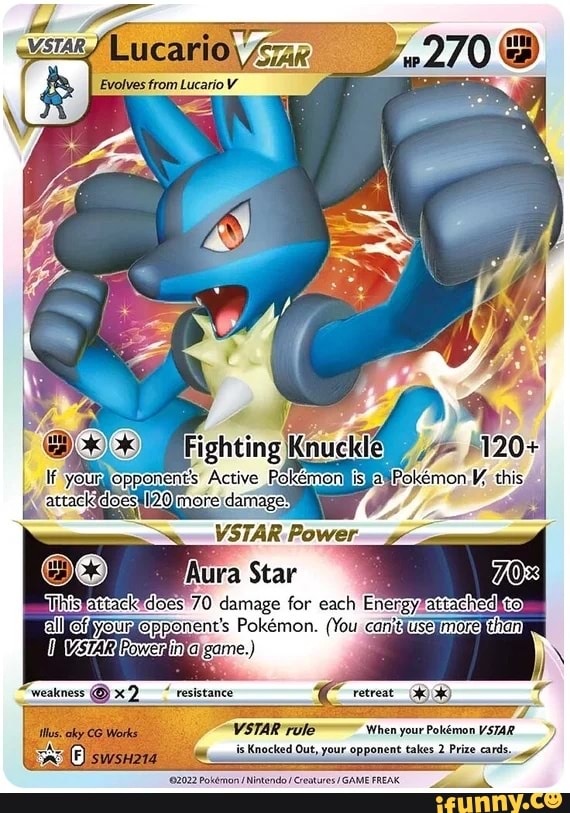 & Evolves from Lucario Active RokeemonI 70 damage for each ...