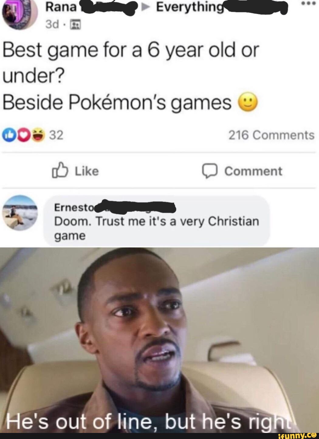 Everything_) Best game for a 6 year old or under? Beside Pokemon's