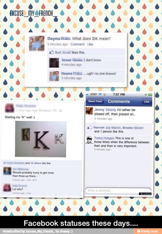 Facebook statuses these days
ER miss I E - Facebook statuses these days....