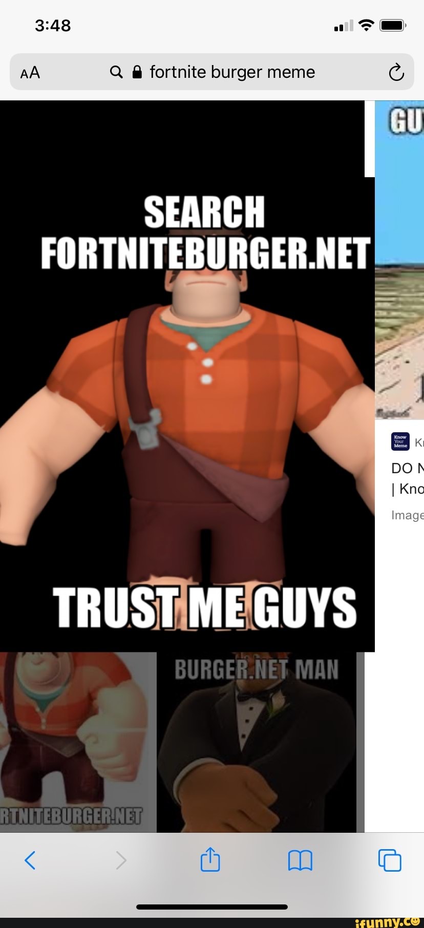 Fortnite burger meme SEARCH FORTNITEBURGER.NET TRUST ME GUYS - iFunny Brazil