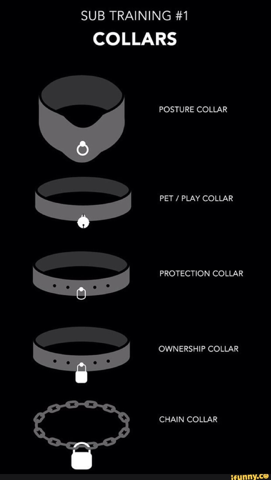 Sub training #1 collars -oh(( posture collar pet / play collar protection c...