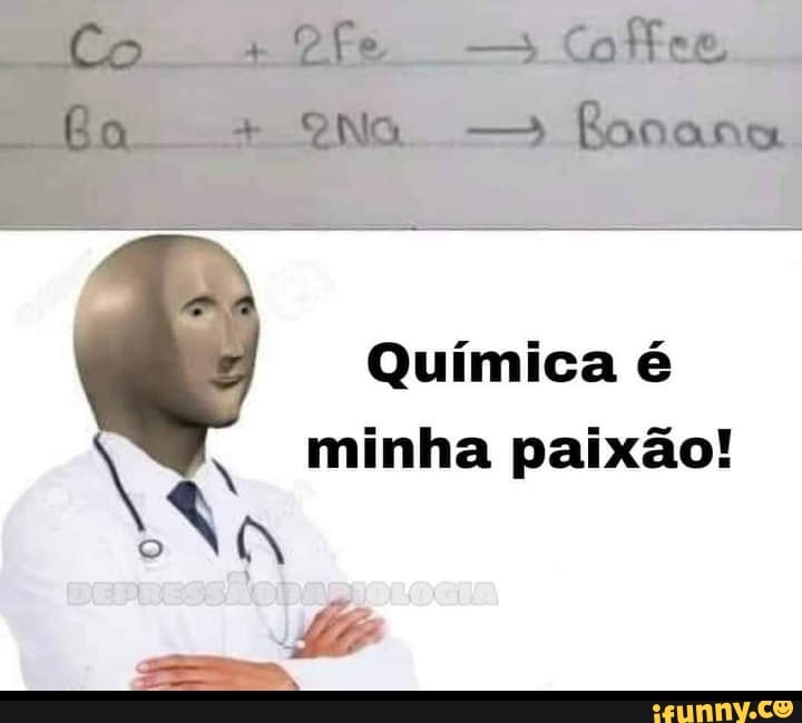 Química é minha paixão!
