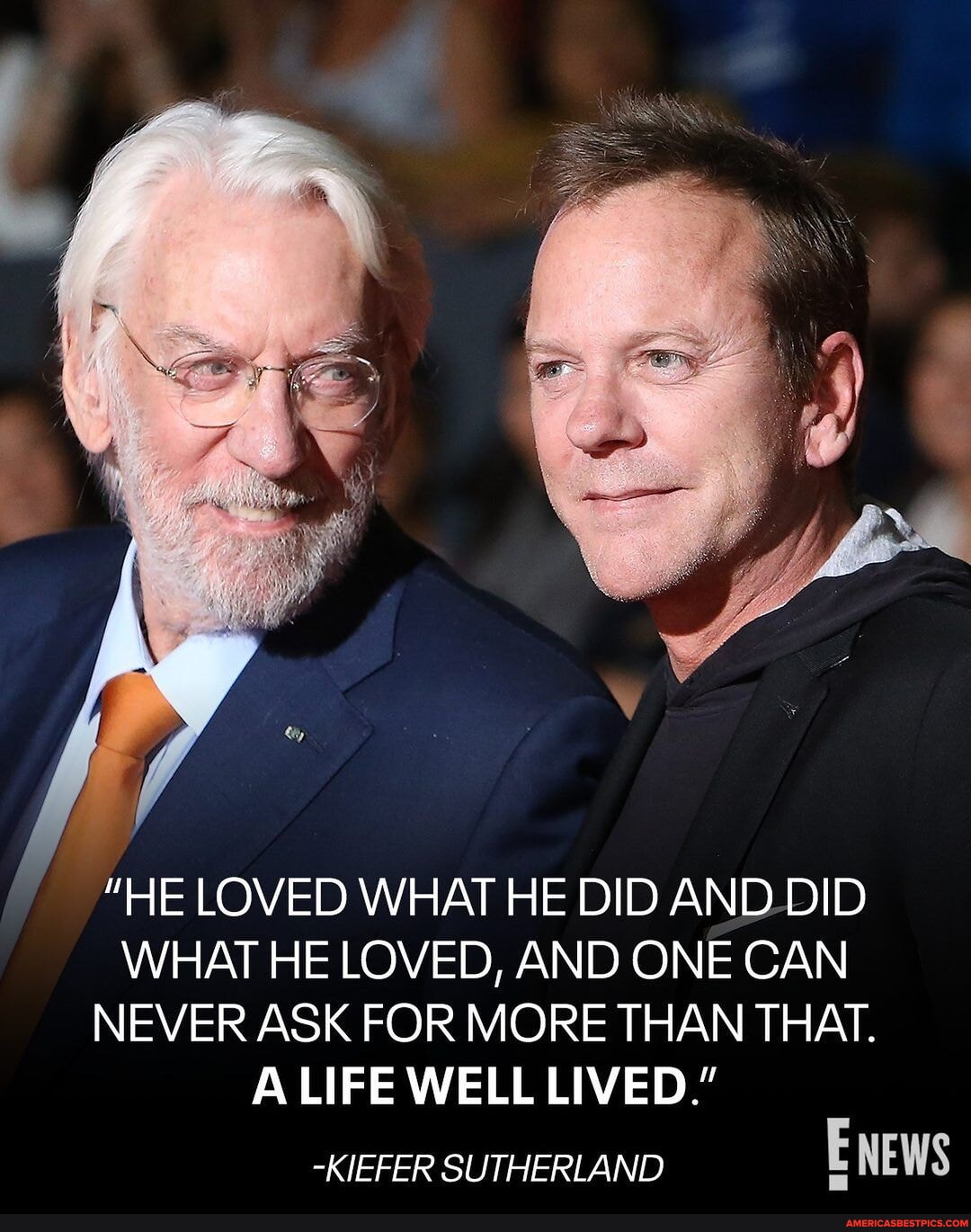 Kiefer Sutherland is honoring the legendary life and career of