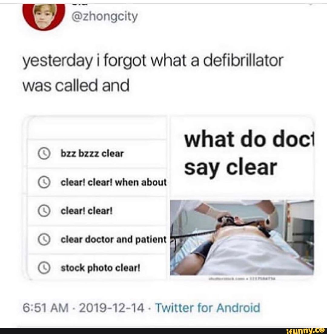 Yesterday i what a defibrillator was Called and what do doci