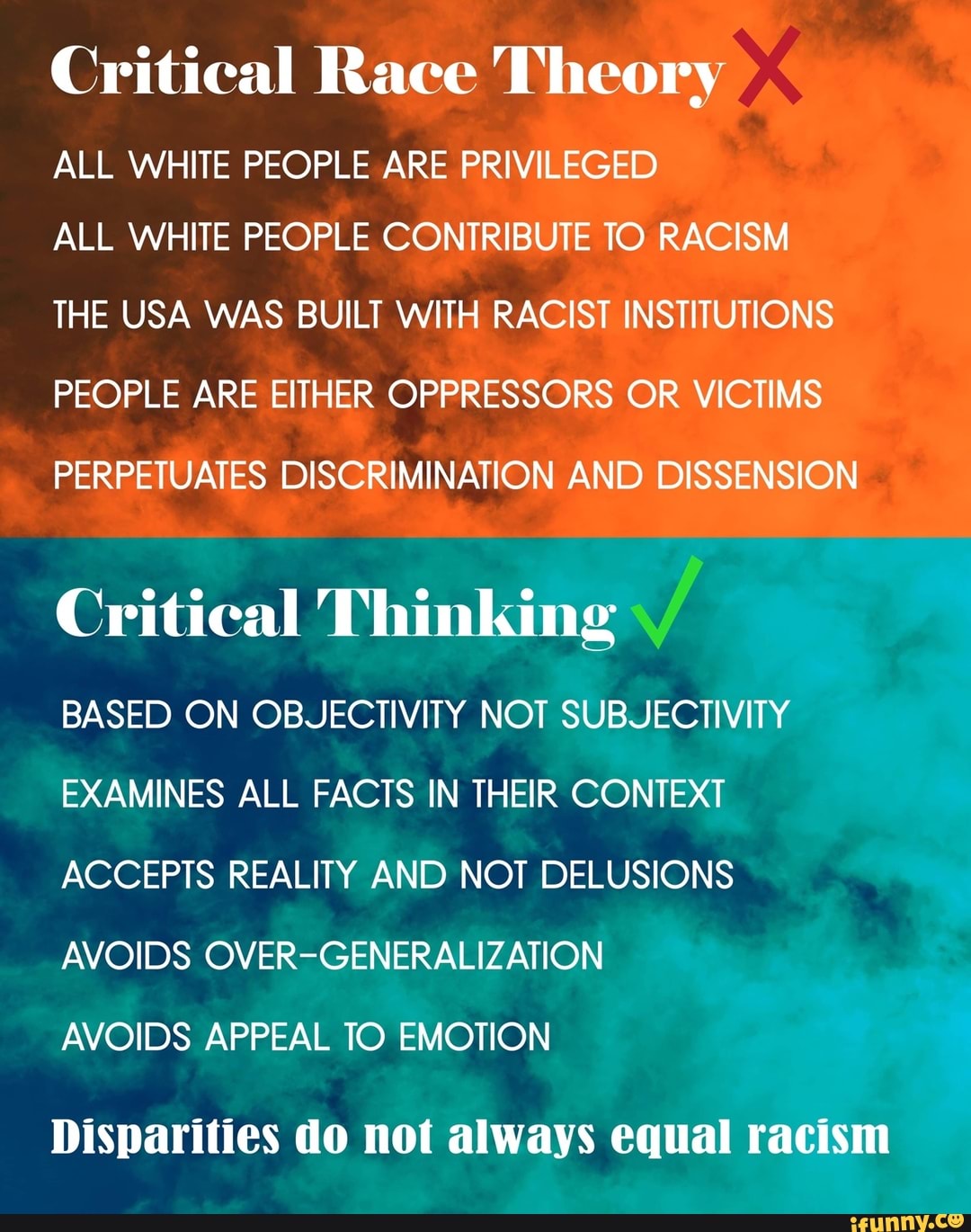 Critical Race Theory ALL WHITE PEOPLE ARE PRIVILEGED ALL ...