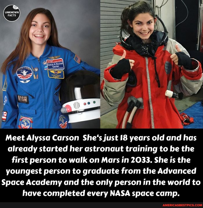 Meet Alyssa Carson She S Just 18 Years Old And Has Already Started Her Astronaut Training To