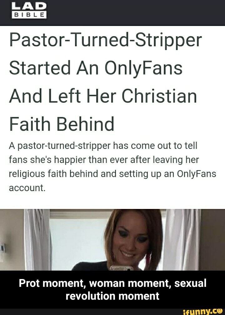 Onlyfans pastor turned This Bisexual
