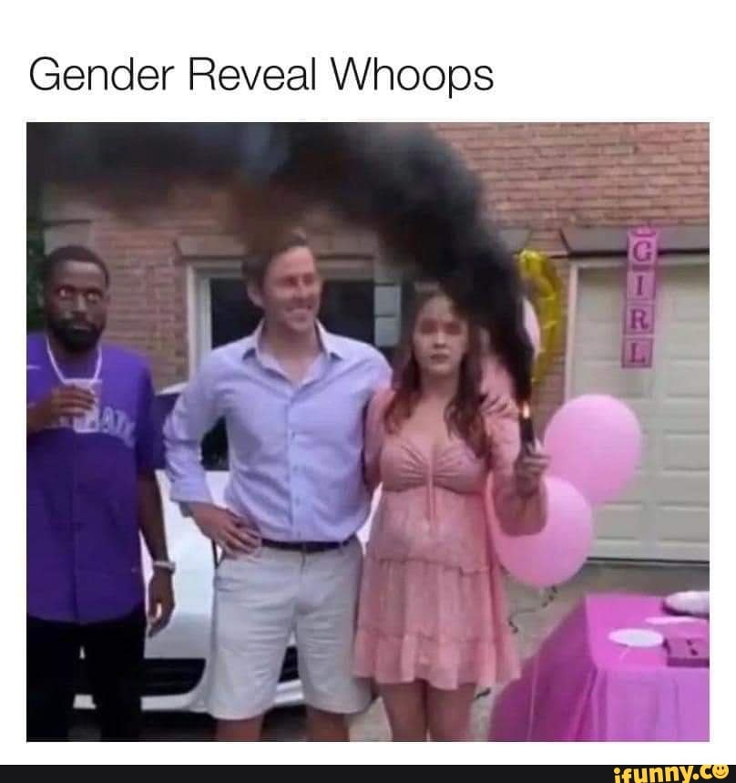 Gender Reveal Whoops