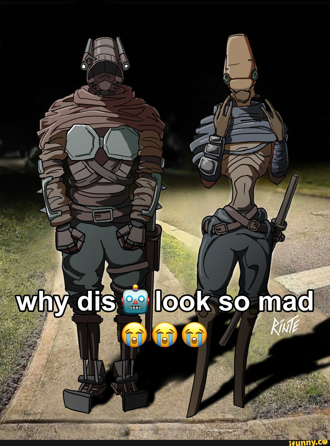 Why dis look so mad Rice iFunny