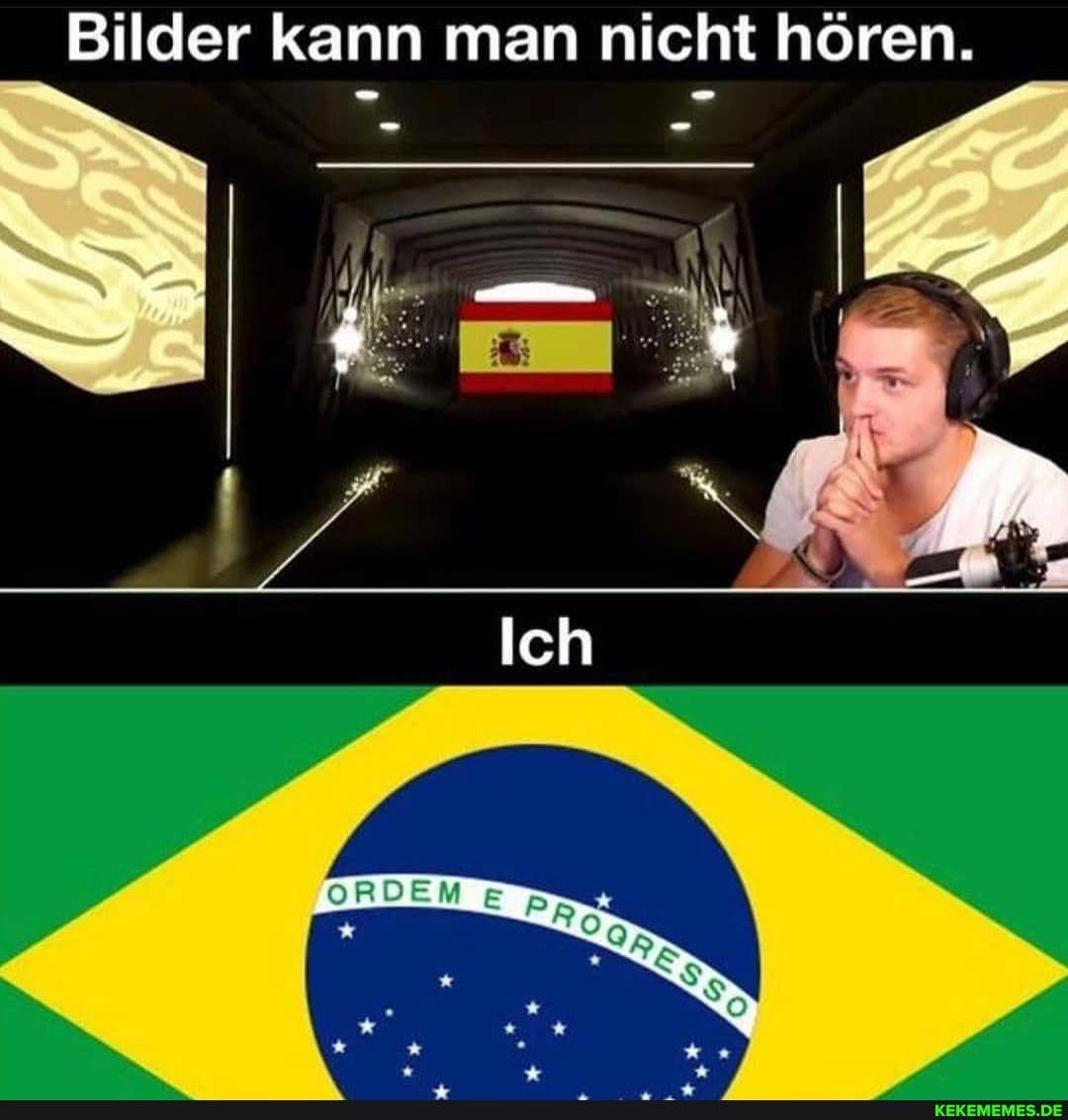Bilder kann man nicht hören.
Ich