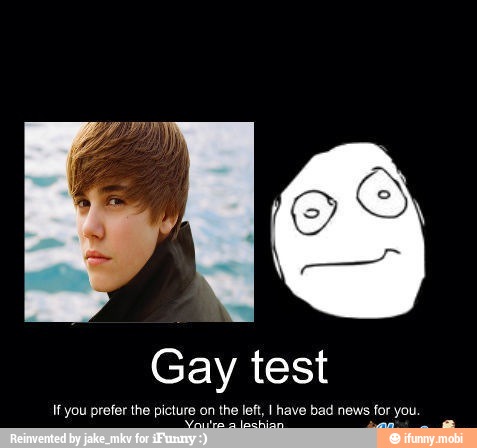 ifunny.co Gay test If you prefer the picture on the left, 1 have bad n.