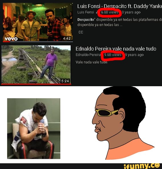 Luis Fonsi - Despacito ft. Daddy Yank:
Luis Fonsi 6.88 views 3 years ago
Despacito" disponible ya en todas las plataformas di disponible ya en todas las
cc vevo 442
Ednaldo Pereira vale nada vale tudo
Ednaldo Pereira, 9.88 views years ago
Vale nada vale tudo.