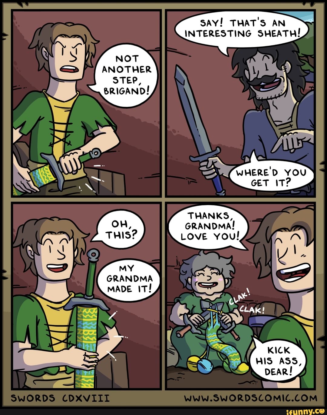 INTERESTING SHEATH! GRANDMA