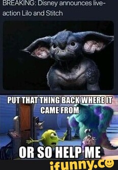 BREAKING: Disney announces action Lilo and Stitch 'PUT PUT THAT THING