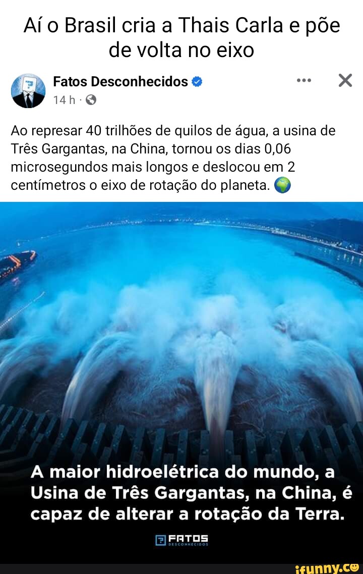 Aí o Brasil cria a Thais Carla e põe de volta no eixo 4 Fatos Desconhecidos