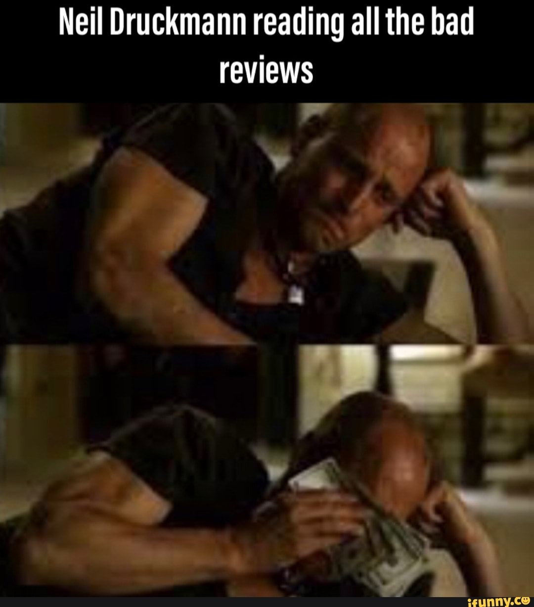 Neil Druckmann reading all the bad
reviews
