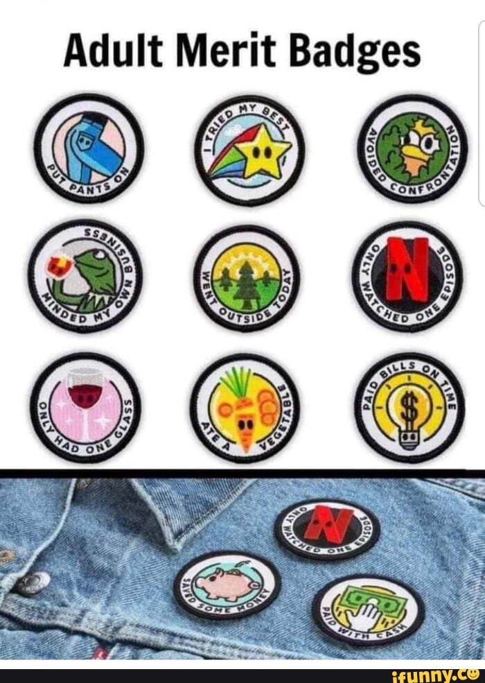 Adult Merit Badges iFunny