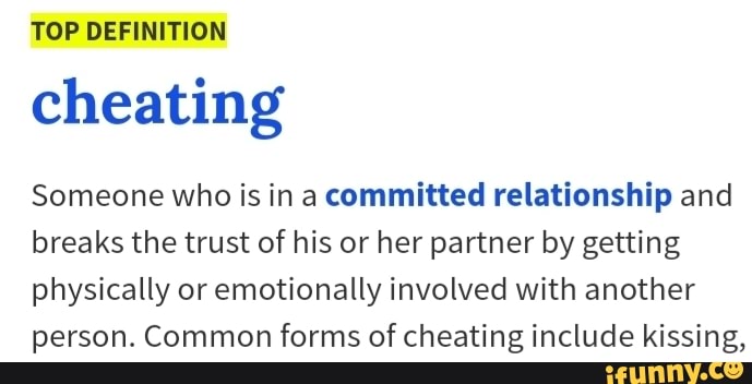 definition essay about cheating