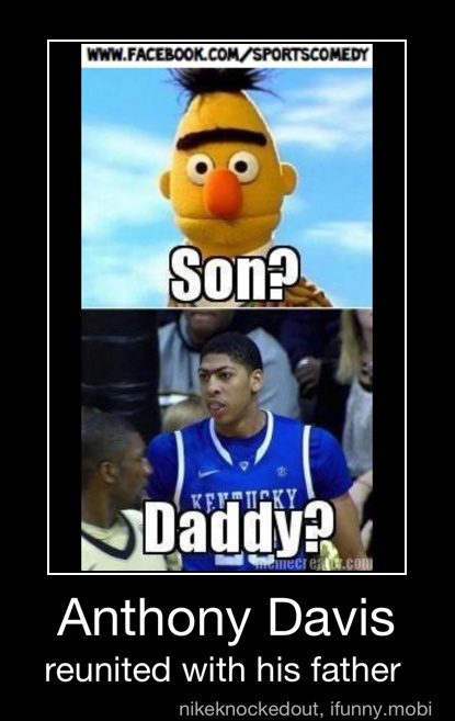 Anthony Davis
reunited with his father - Anthony Davis
reunited with his father