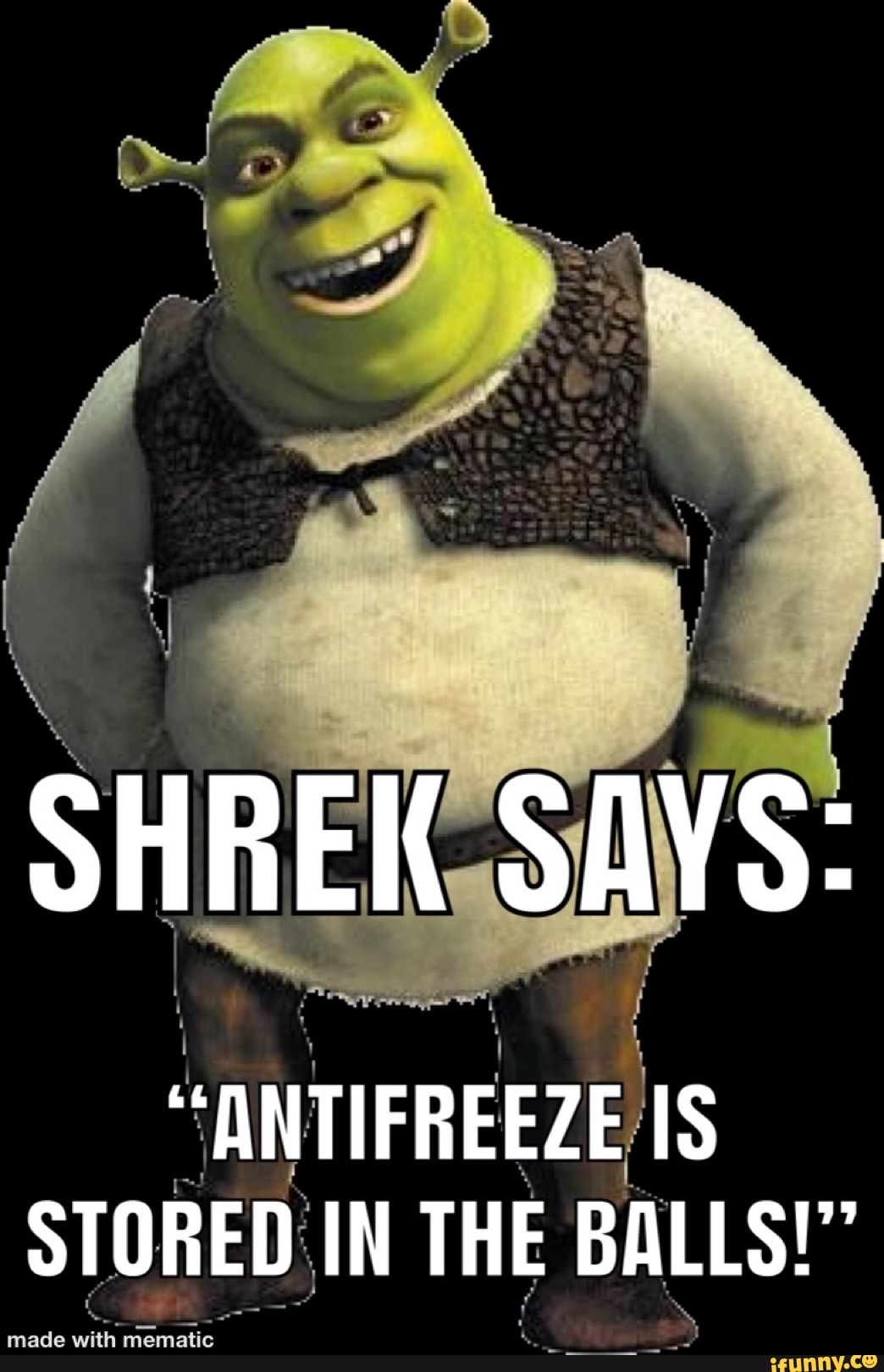 SHREK SAYS: 