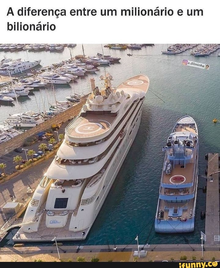 A diferença entre um milionário e um bilionário