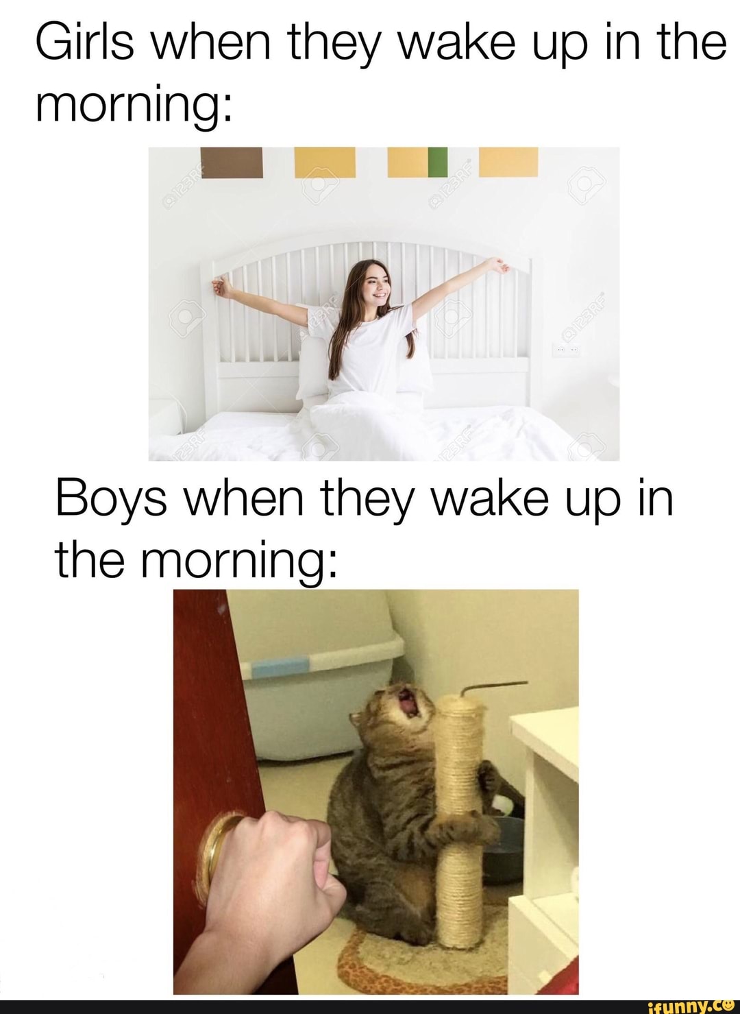 Girls When They Wake Up In The Morning Boys When They Wake Up In The Morning Ifunny 5545