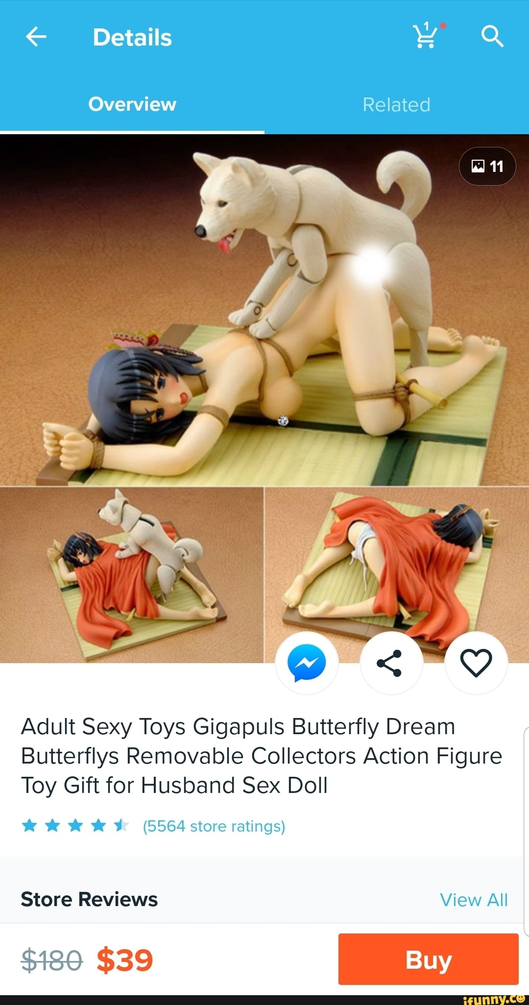 Details Overview Adult Sexy Toys Gigapuls Butterfly Dream Butterflys  Removable Collectors Action Figure Toy Gift for Husband Sex Doll we (5564  store ratings) Store Reviews View All $180 $39 Buy - iFunny