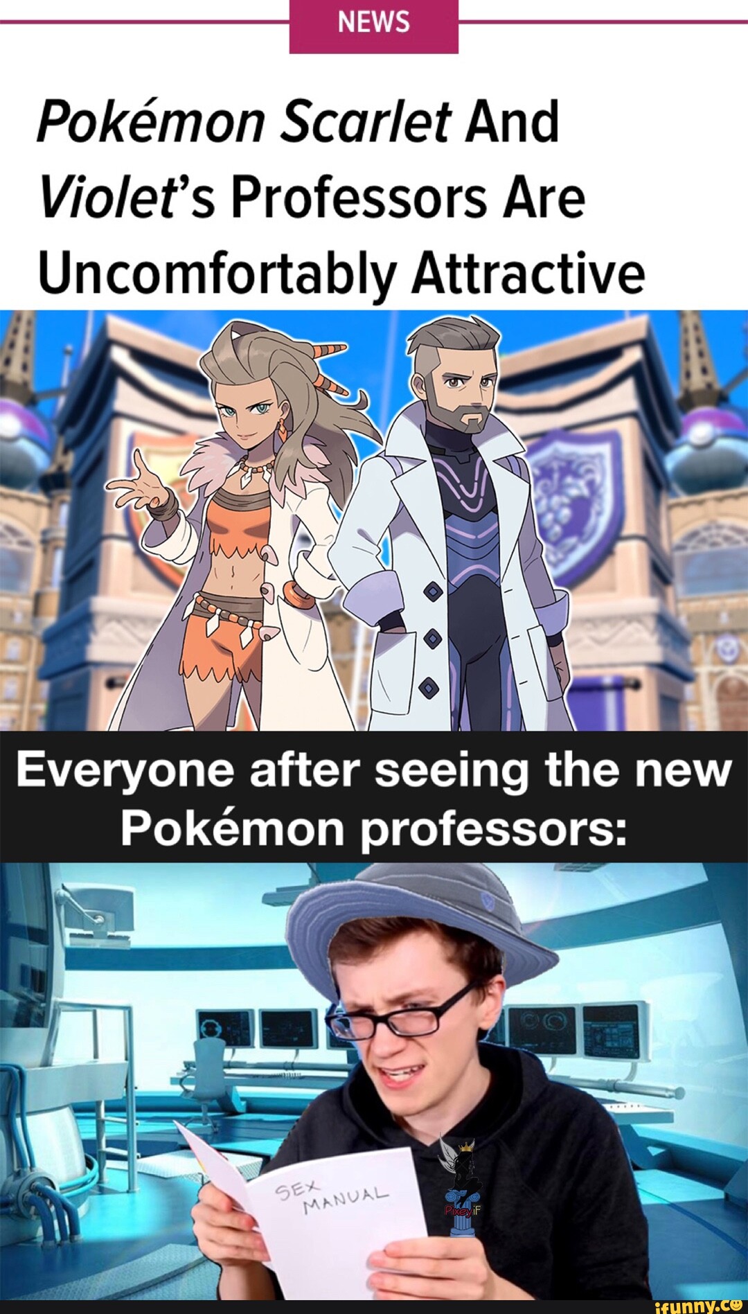 NEWS Pokemon Scarlet And Violet's Professors Are Uncomfortably ...